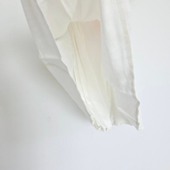 Cult Gaia Lisssett Mini Dress Off White Cream Puffy Sleeve Fit & Flare Sz Small - Picture 9 of 12